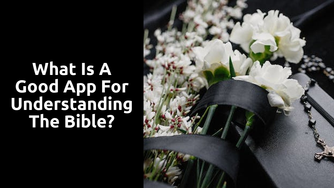 What is a good app for understanding the Bible?