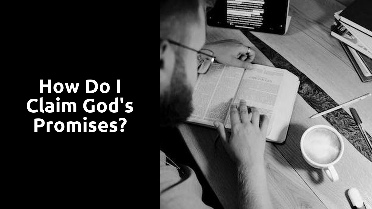 How do I claim God's promises?