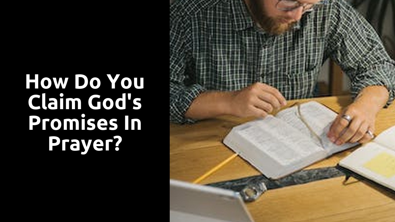 How do you claim God's promises in prayer?