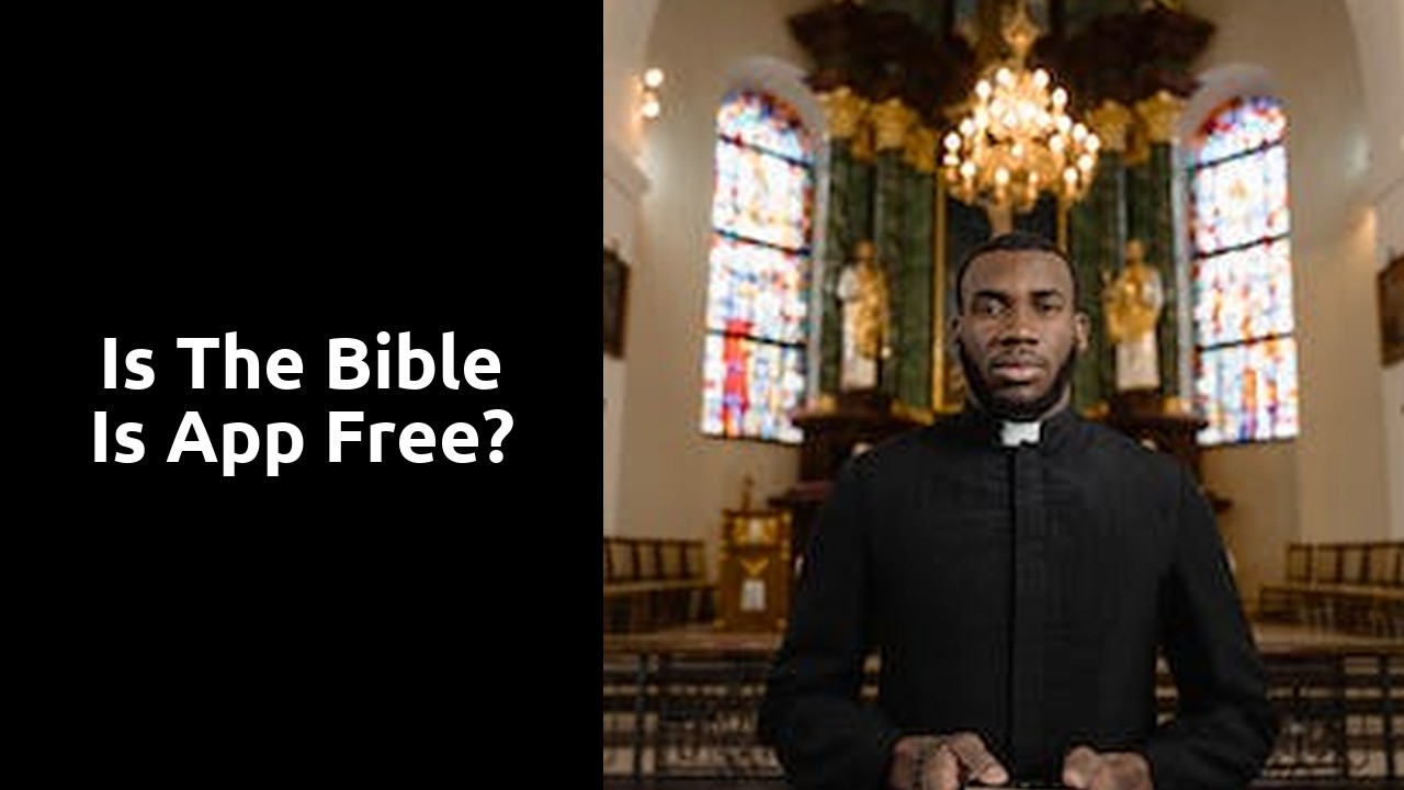 Is the Bible is app free?