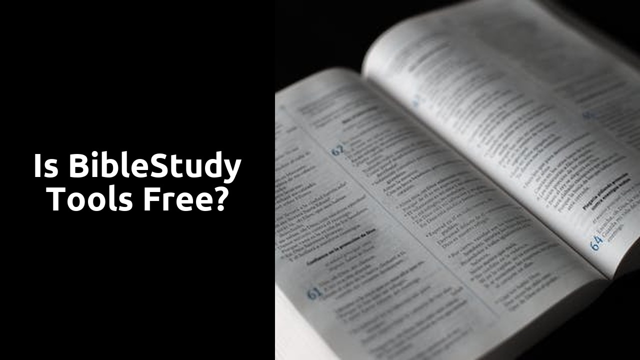 Is BibleStudyTools free?